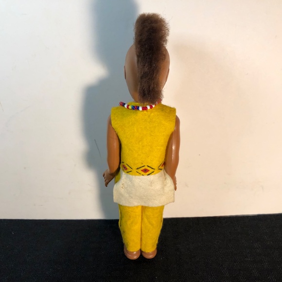1950s Native American Doll W/Mohawk sleepy eyes 👀 - Picture 5 of 13